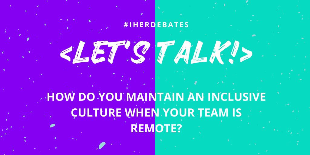 Our first  #iHerDebates is now 𝑳𝑰𝑽𝑬! In this thread, you'll find branches related to the question on the below graphic. To get involved simply comment using the hashtag  #iHerDebates Thank you in advanced for joining us - we are super excited to hear your thoughts!