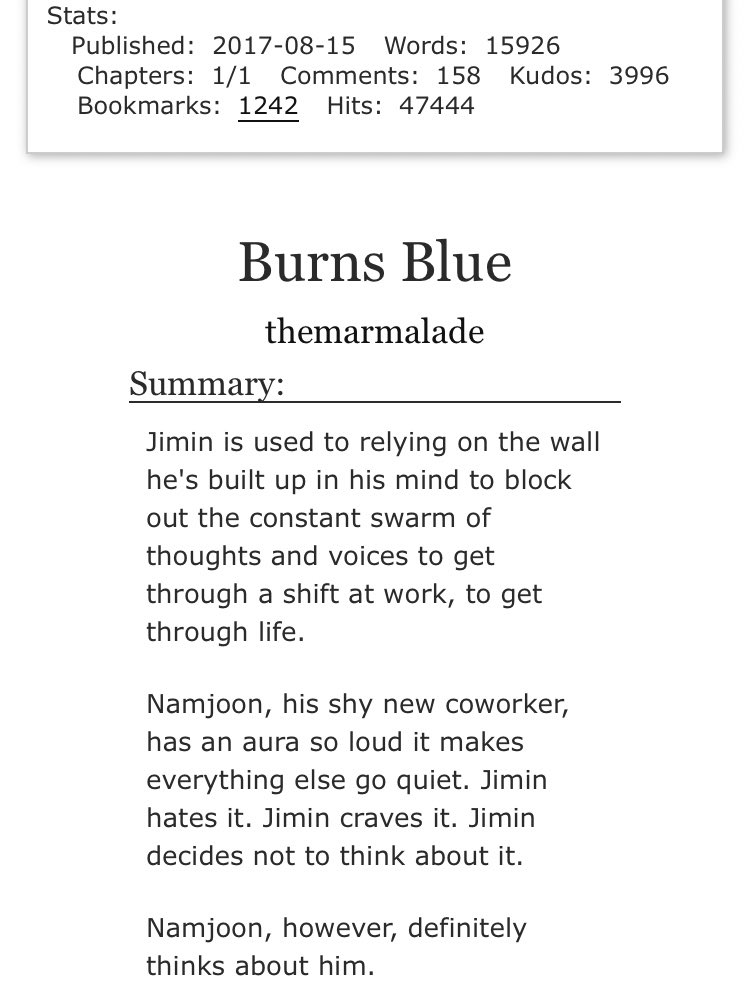 3. burns blue (themarmalade)➳ 15k