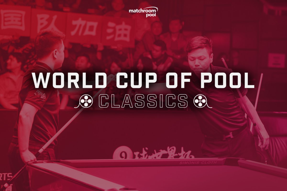 worldcupofpool's tweet photo. π₯³ Starting this Sunday!
π½ World Cup of Pool: Classics
π Bringing you re-runs of some of the best World Cup of Pool matches from over the years.
π Tune in from 7pm (UK) on Sunday, on either our Facebook page or official Matchroom Pool YouTube channel!
#WCOPClassics https://t.co/oPGGpGRkY1