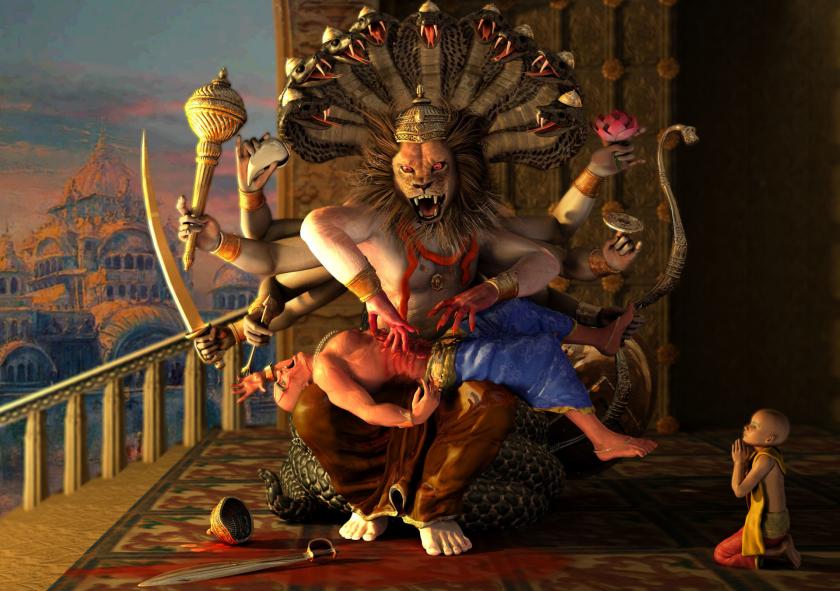 While the boon stated that Hiranyakashipu could not be killed during night or day, he was killed during twilight. This condition was not violated. Additionally Hiranyakashipu was killed on Narasimha`s thighs and not in sky, earth or water.