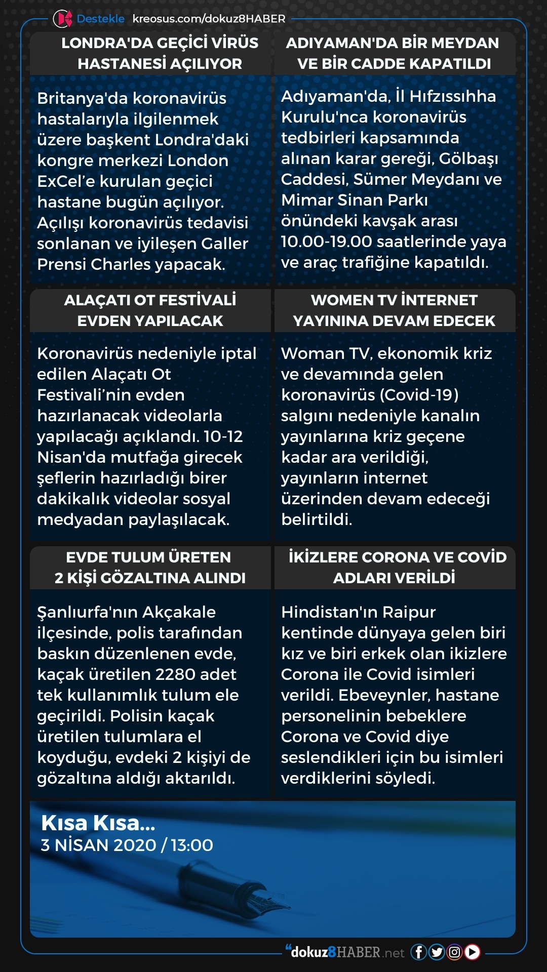 o xrhsths dokuz8haber sto twitter dokuz8 13 00 twitter bulteni ile karsinizdayiz hatay da umrecilerden kaynakli ikinci dalgayi yasiyoruz olum orucundaki helin bolek hayatini kaybetti hindistan da yeni dogan ikizlere corona ve covid isimleri