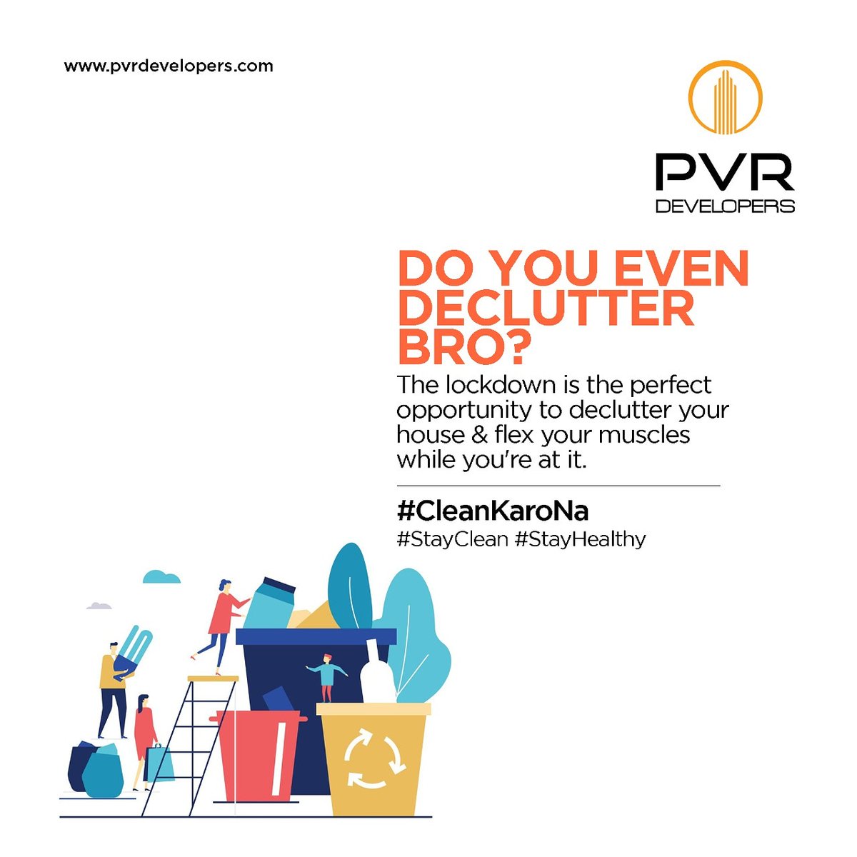 purusho47177210's tweet image. #CleanKaroNa
The lockdown is the perfect opportunity to declutter your house &amp;amp; flex your muscles.
#PVRDevelopers #StayHome #StayFit #Covid19 #FridayMotivation
