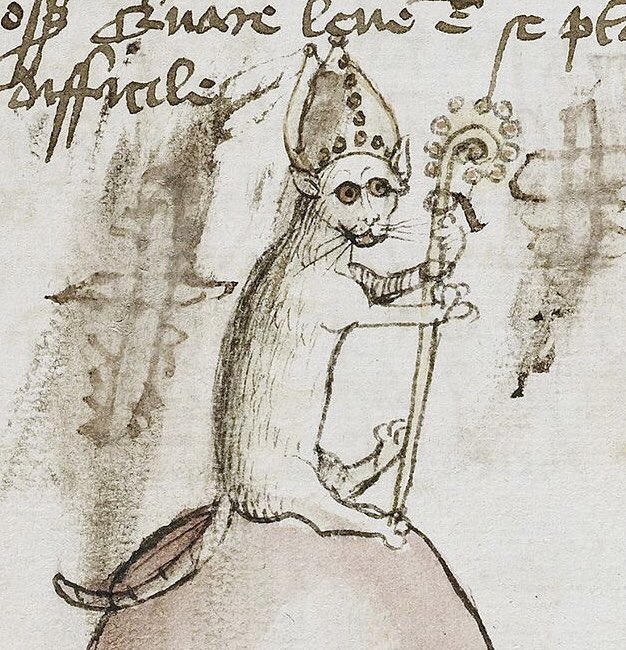 The Cat Bishop[Getty, MS Ludwig XV 1, 15th c.]