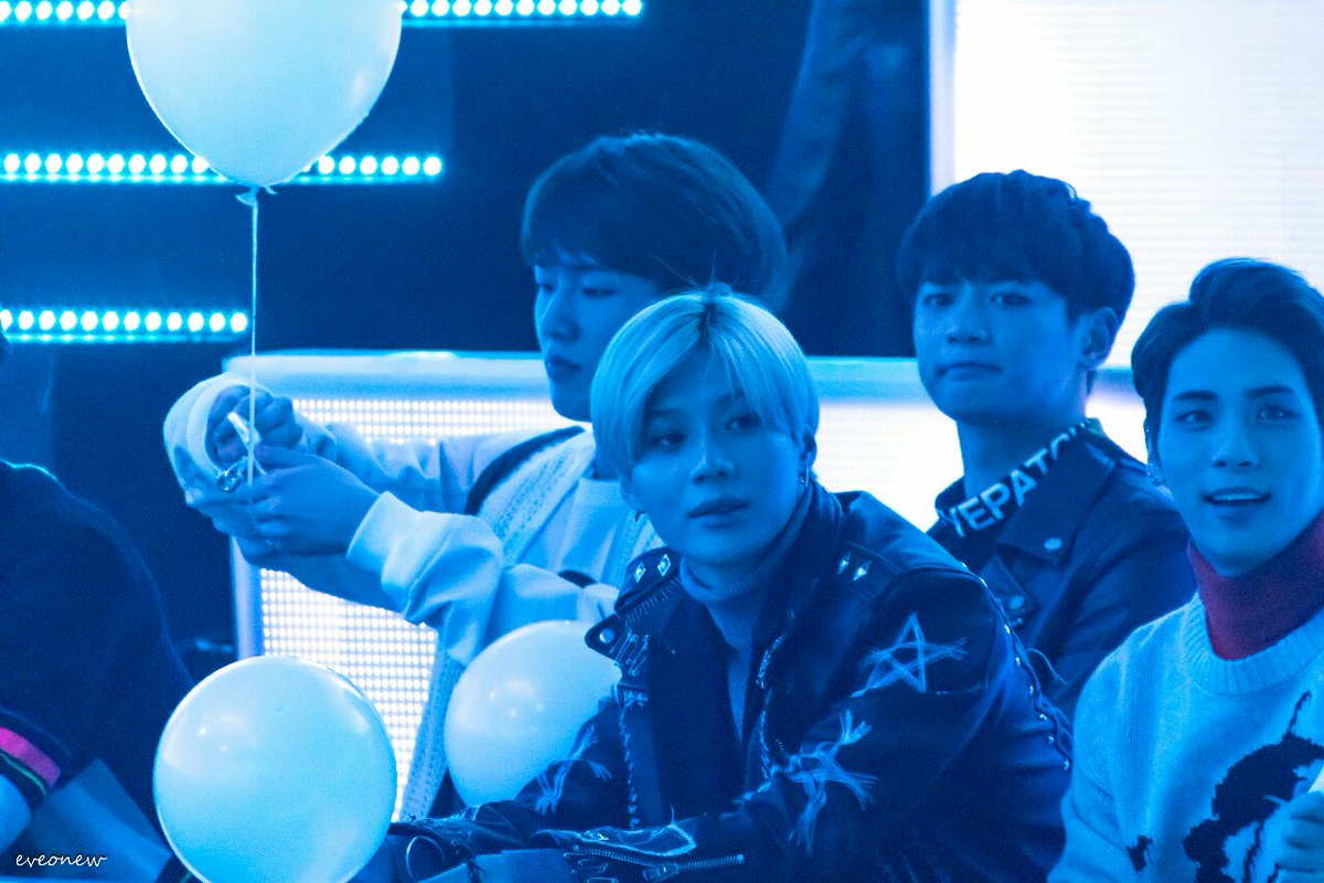 Taemin did so many facial expressions on that day 