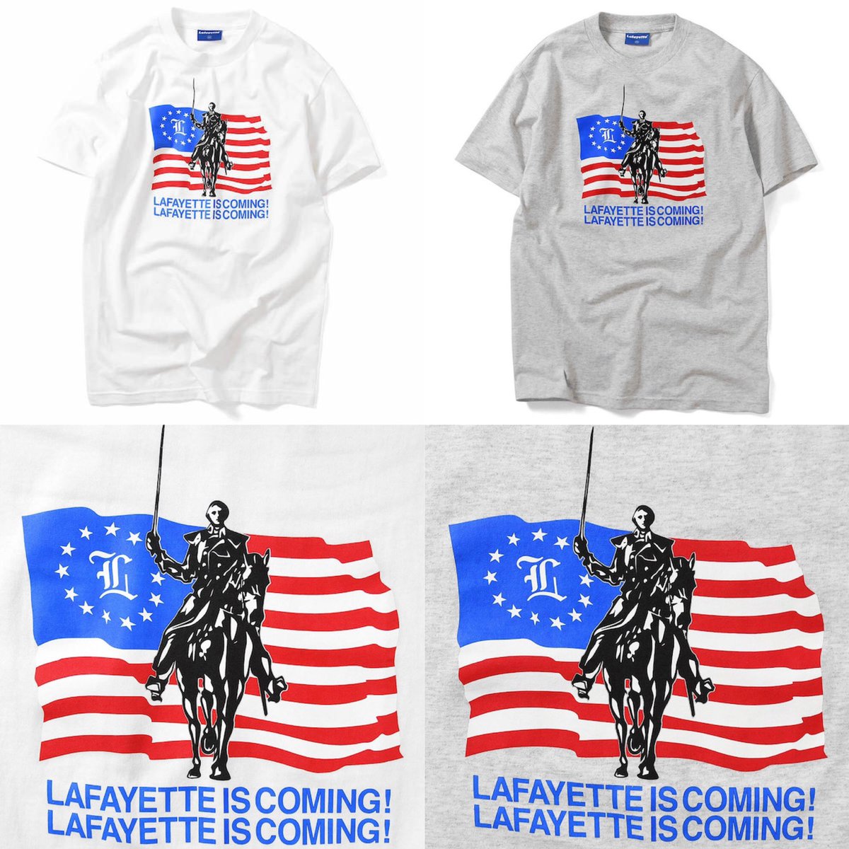 magicappleTOKYO's tweet photo. 新入荷
【LAFAYETTE】
Lafayette x CLEOFUS CITY L/S TEE
ALL ABOUT TEE
LAFAYETTE IS COMING TEE
ラファイエットからロンT、TEEが3型新入荷。ロンTはCLEOFUSとのコラボならではのエクスクルシーブな仕上がりに!
#lafayette #lf #cleofus https://t.co/MfII1asfsF