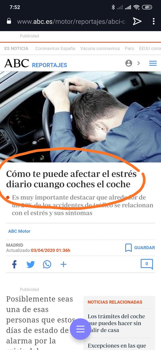 sevir's tweet photo. @abc_es Este periodista que no coja el coche.. por el titular creo que está bebido 😆 https://t.co/tPmvQ0YWXe