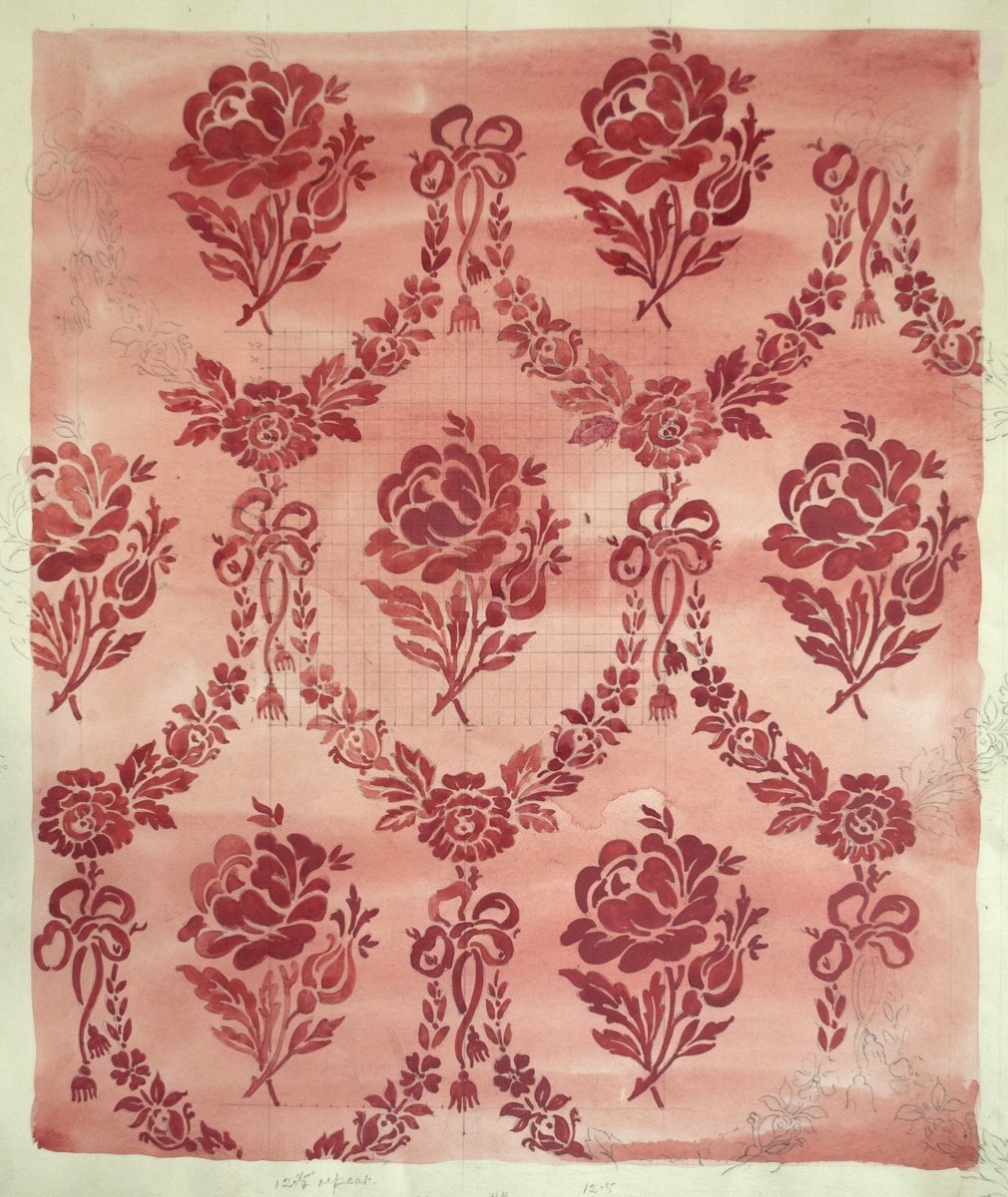 Gainsweaving's tweet image. A wonderful rose trellis hand painted artwork from our paper archives. 

If you have your own artwork you wish to see as a woven fabric why not contact our sales team at sales@gainsborough.co.uk to discuss the possibilities. Our minimums begin at 20m.

#gainsboroughweaving