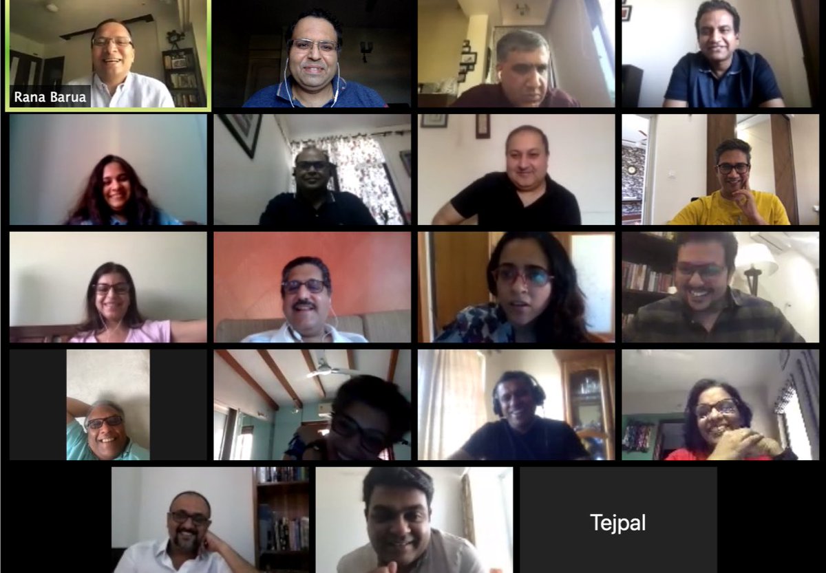 mohitjo's tweet photo. We at @HavasGroupIN are #AllSmiles even in difficult times. That what makes #Havas special and keeps us going. This is during a virtual #Mancom today #HavasAtHome #CoronaLockdown @HavasMediaIN @thinkdotdesign @HavasLifeMetro @langoorhavas @Shobiz24x7 @havasWWIND https://t.co/DbKBIhwJVy