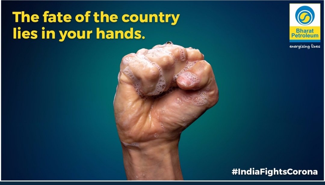 ShilpaDoshi's tweet photo. #WashYourHands #FightAgainstCOVID19 #bpcllpg #premiergasservice https://t.co/ibjPYU3Umf