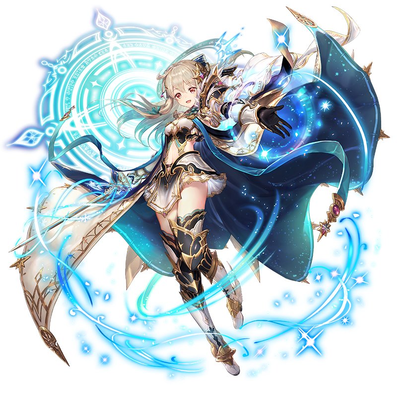 幻獣契約クリプトラクト 10万dl突破 最後は 放浪の両星と蒼い羽 にご登場の 絆を紡ぐ星 ディオネ 望郷の皇女 フレイ リィ 黄金の羽 セフィーロ さんでございます T Co Evyhmkvnnc クリプト