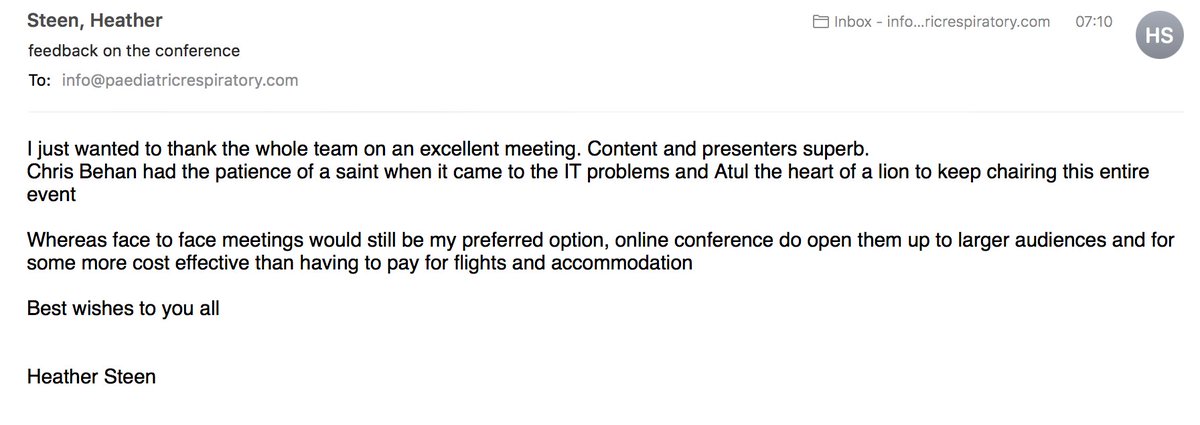 LondonPaedResp's tweet image. #paedresp2020 Thank you Heather for the feedback. Our great team (especially Trisha, Kat, Adam, Emma, Nia, Billie, Mel &amp;amp; Becca) has been working tirelessly for few months. Yes, both the Chris were fantastic in supporting IT. Save the date 20 -22 April 2021, Bush house, London