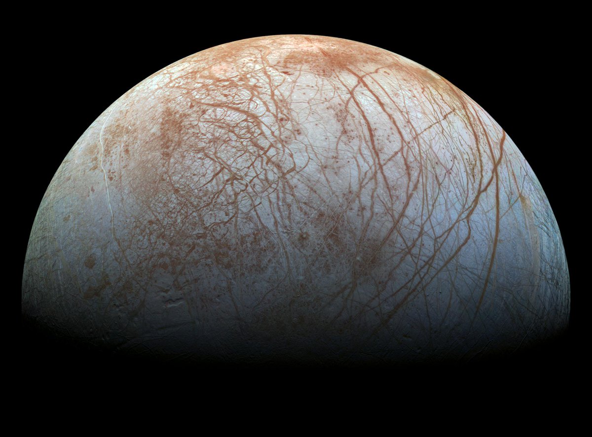 Space photo moment - Galileo's Europa Remastered by NASA, JPL-Caltech, SETI Institute, Cynthia Phillips, Marty Valenti ( https://apod.nasa.gov/apod/ap191129.html)