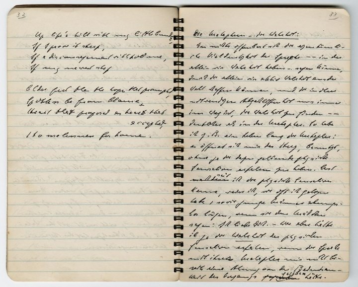 MartinKuhn9's tweet photo. #LiMoApp 1944 beginnt Hannah Arendt ihre "Denktagebücher" zu schreiben, Notiz-Tagebücher auf Spiralblock, mehrsprachig, nach Monaten datiert. Die"Denktagebücher" sind ein Korpus ihrer Denkexperimente zum 20. Jh. und ein Dialog mit der abendländischen Philosophiegeschichte. https://t.co/BQPaAKf0Cd