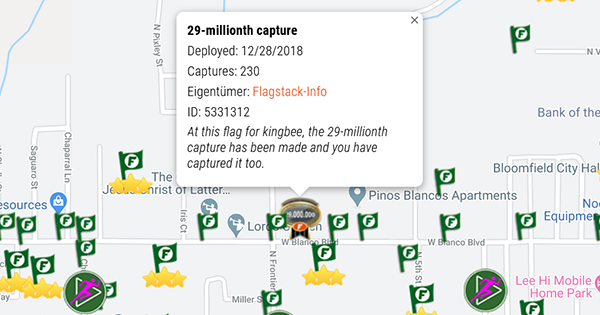 Flagstack's tweet photo. Es gibt einen neuen FLAGSTACK REKORD: 29 Millionen Captures! - https://t.co/xRQnhpbMD5 #flagstack #outdoor #havefun https://t.co/pZHiZcJkUN