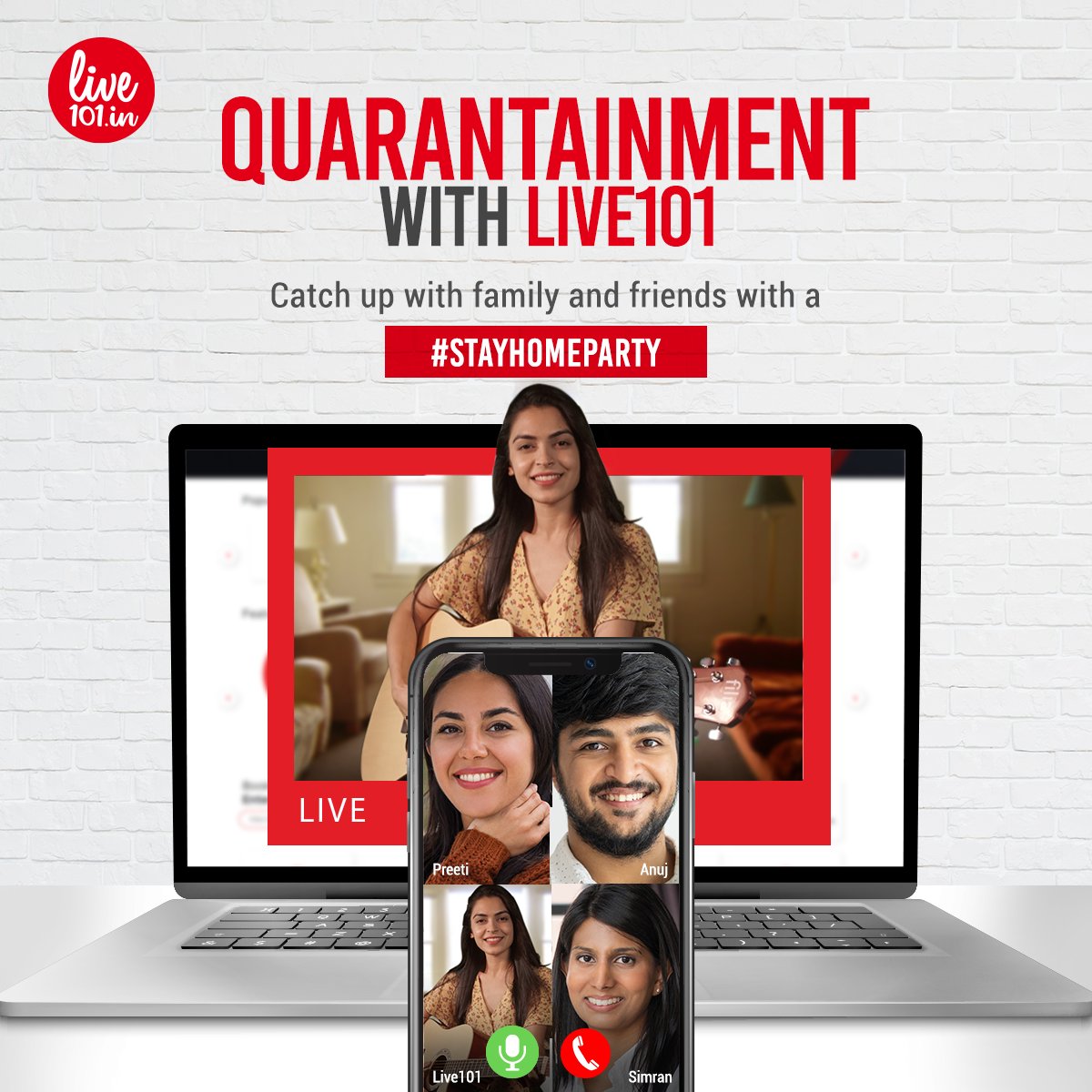live101in's tweet photo. #SocialDistancing and miss enjoying with your friends and colleagues?

Get online, book an artist... and catch up with them.. sing-along, play antakshari, do a song request or simply enjoy the show.

Check out all our #quarantainment offers https://t.co/uF1FVVACeO

#SupportArtist https://t.co/l2jW6ZMQjm