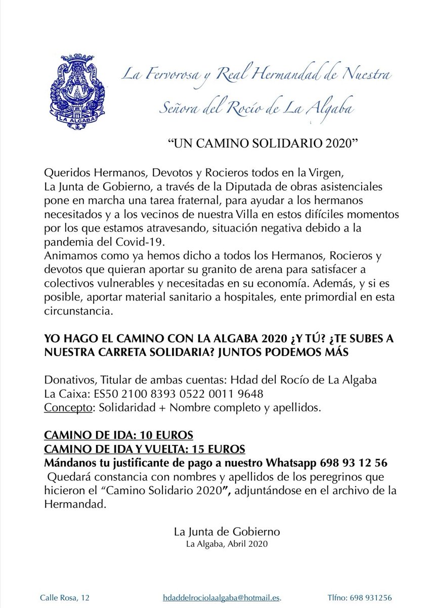 Hdad Rocío La Algaba tweet media