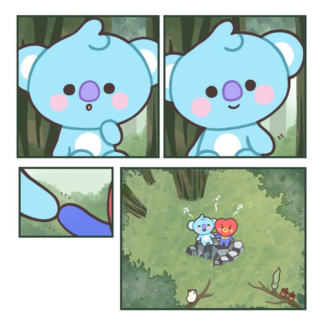 A little comic for BT21 baby :) #BT21 #BT21baby #KOYA #TATA #CHIMMY 