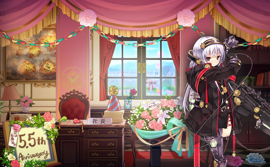 かんぱに ガールズ公式 新衣装社員紹介 リド クロムウェル 5 アーチャー Cv 高森奈津美 イラスト Refeia かんぱに じょぶぱに