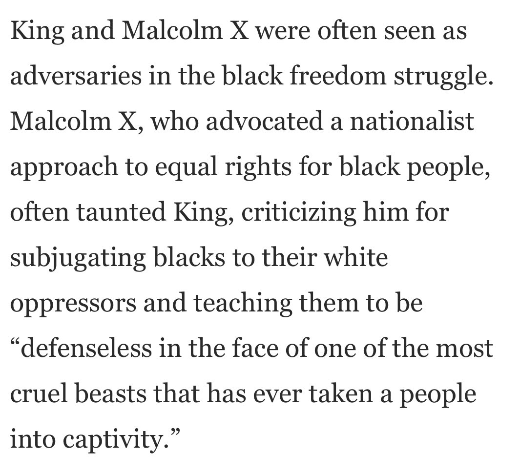 This article seems rather relevant to the discussion surrounding  @AndrewYang since the release of his Op-Ed. Swap out King with Yang and swap Malcom X with the segment of the Asian American community upset with Yang for this. https://www.washingtonpost.com/news/retropolis/wp/2018/01/14/martin-luther-king-jr-met-malcolm-x-just-once-the-photo-still-haunts-us-with-what-was-lost/