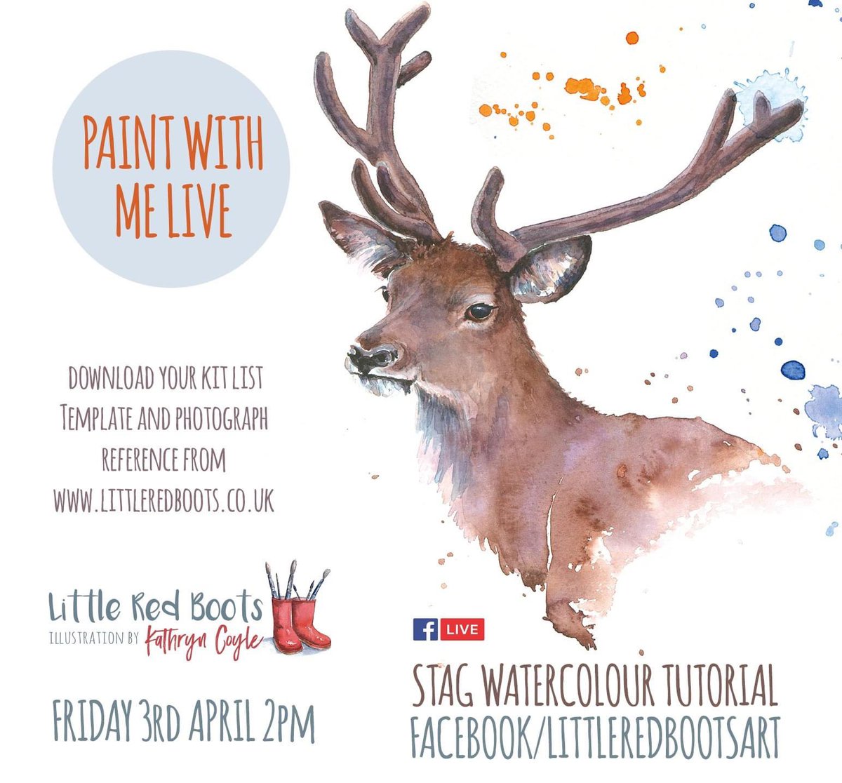 littleredboot's tweet photo. Paint with me live today at 2pm on https://t.co/h0XcECbFWW Watercolour workshop suitable for all ages. Visit tutorials page of website for more info #lockdownlearning #LockdownLessons #Homeschooling2020 #homeschooling #homeschoolideas #artlessononline #freearrlesson #learn2paint https://t.co/vgARIk7Wug