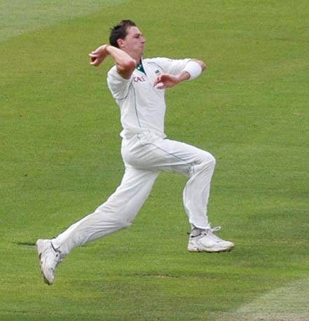 The great Dale Steyn, one of smoothest action and sheer class.