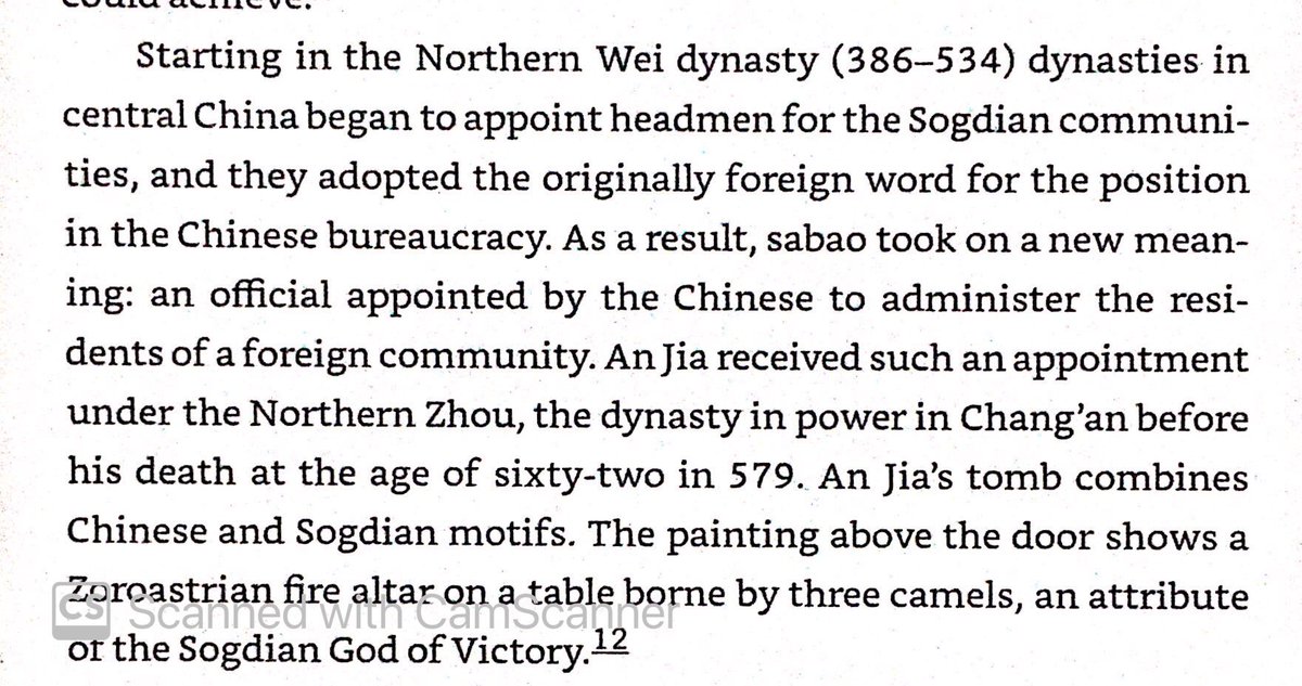 By the late 6th century, Chinese would appoint a foreigner to administer their own ethnic neighborhood.