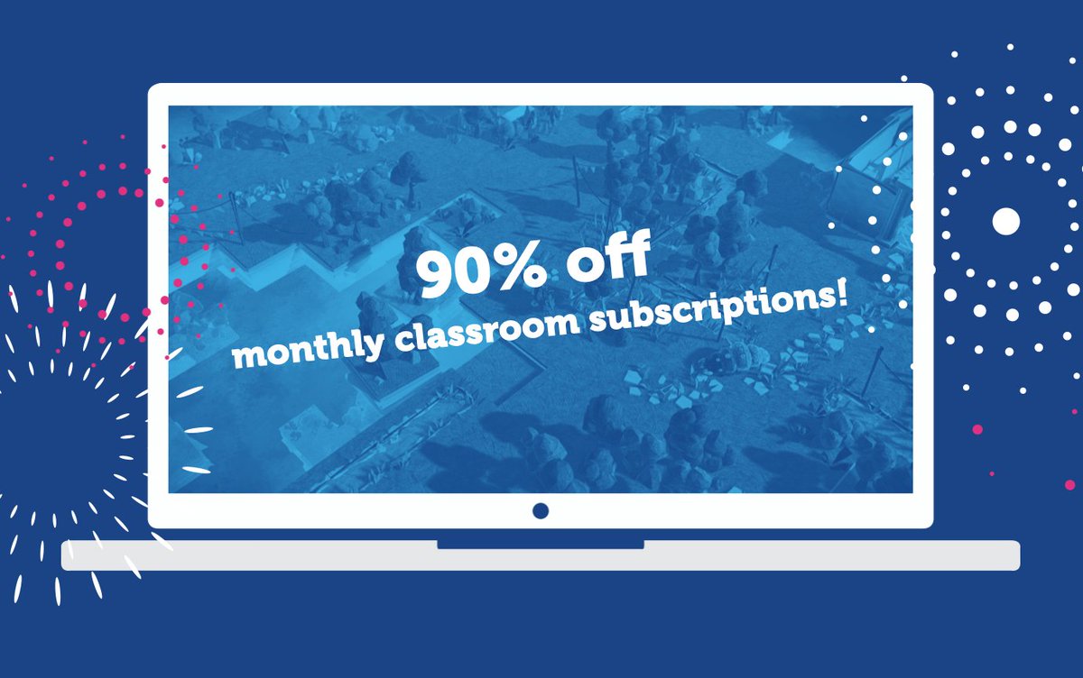 Our Spring 2020 Stay-at-Home Sale is on! 

Head to TeacherGaming Store for 90% off monthly subscriptions: store.teachergaming.com

Give your students access to 40+ educational games at home, starting at just under $2/month for the whole class! #edtech #GBL #games4ed #CovidCampus