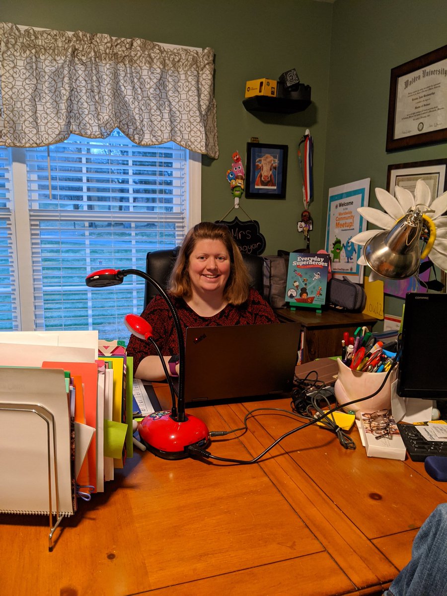 MrsMagyar's tweet image. Remote Instructional Support has me testing products and resources. Look who joined me #GoogleAR #JustGoogleIt from #mobilephone #PreparingForMyDay @AdelsteinRachel @Principal_HFIS @HFFMCSD