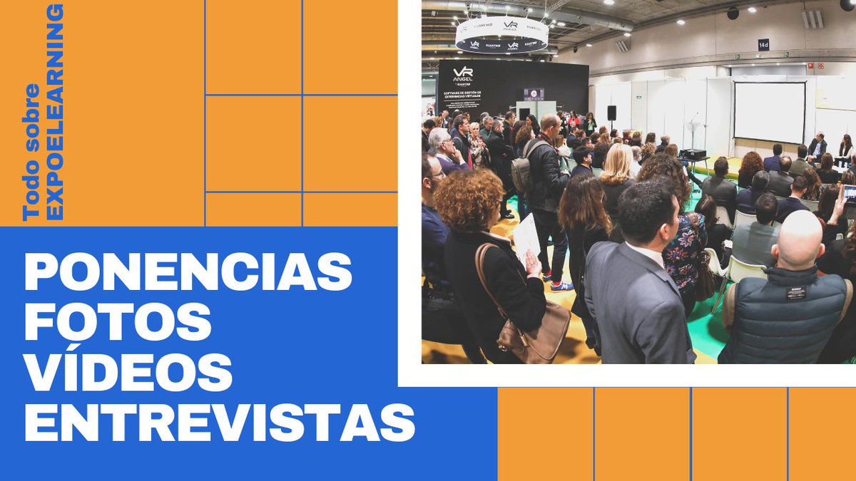 AEFOL's tweet photo. 🔝 En la web de #EXPOELEARNING encontrarás toda la información de los eventos #EXPOLEARNING. En nuestro CRISEL encontrarás todos los contenidos, en nuestro FLICKR las fotos y en YouTube nuestros vídeos ¡Consultalo todo! 👉 https://t.co/m5ow409Iy4 https://t.co/Tv6m1aVI3f