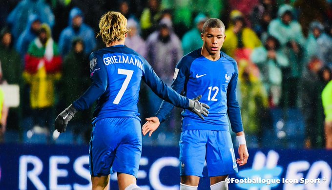 MehomeF's tweet photo. Le profil d’Antoine Griezmann plairait à Leonardo qui verrait bien un duo d’attaque Griezmann-Mbappé au PSG https://t.co/u6uCn08P6e