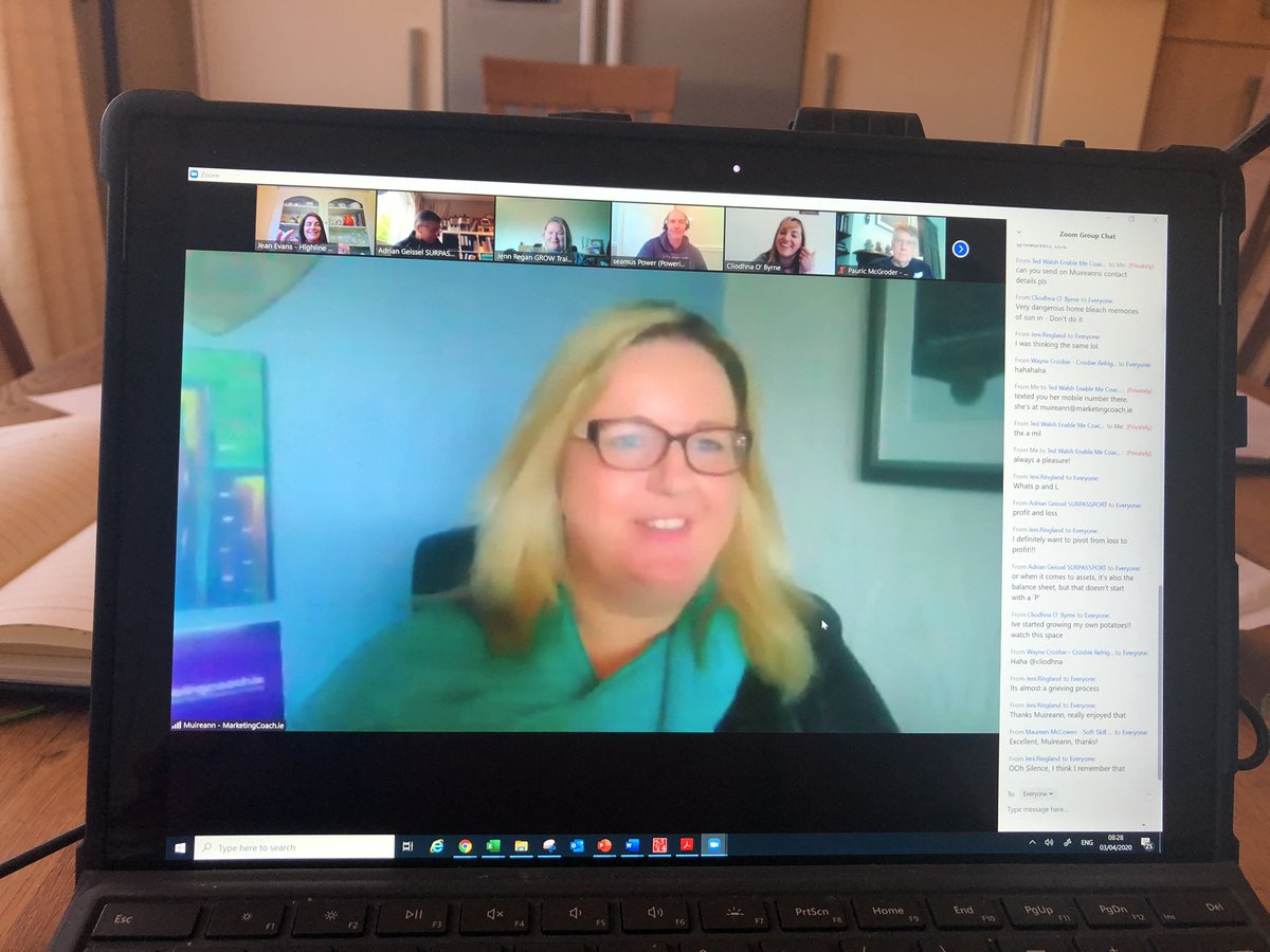 Citywestb2b's tweet photo. Fantastic session on pivoting business strategies with @MarketingCoachM this morning. Lots of food for thought. #Covid19 https://t.co/WUE8zyCE6r