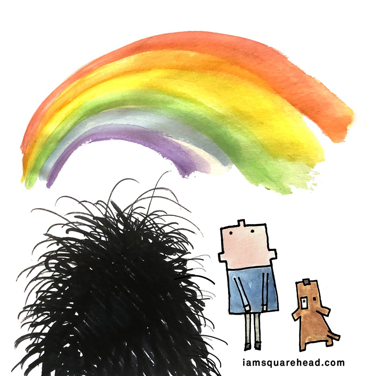 iamsquarehead's tweet image. Today is National Find a Rainbow Day! Free bedtime story with audio track and pdf.
iamsquarehead.com/2020/04/02/rai…