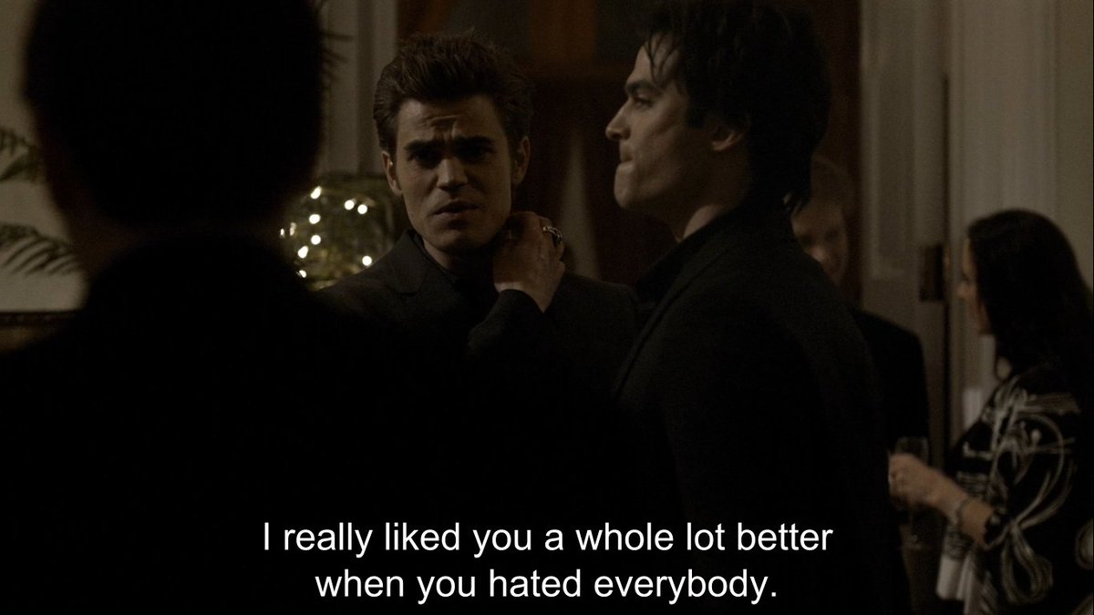 He's just so starved for another creature's touch and pure love. *deep sigh* Oh Damon.