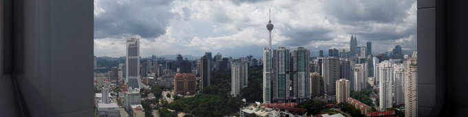 1 pic. #COVID2019 Despite the difficult things, #KualaLumpur's capital, light, remains beautiful.  From