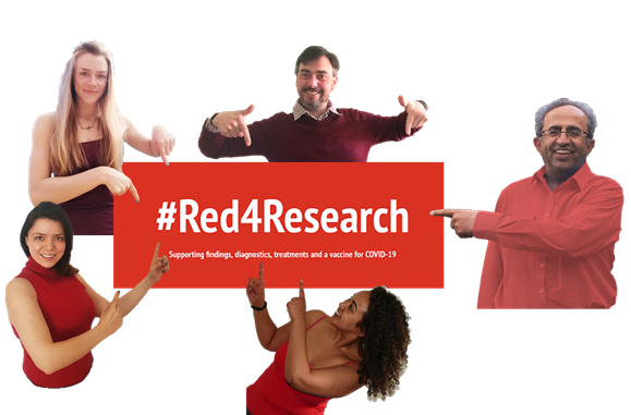 NarbadLab's tweet image. the @NarbadLab wants to show its support for all those working on #COVID19 research #Red4Research @thequadram