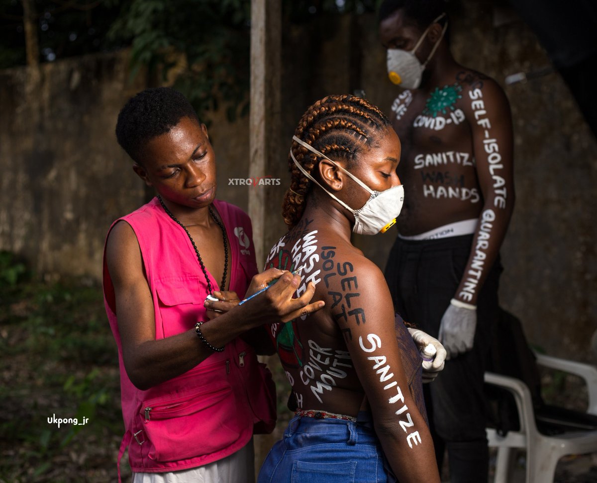 <a href="/MobilePunch/">Punch Newspapers</a> I'm Shedrack Salami a Nigerian based Body Painting Artist  and I created this infobodypainting too raise awareness against the outbreak of COVID-19 Corona Virus. Please kindly  Retweet #retweet #COVID19 #coronavirus
#ncdc #CoronaVirusUpdates