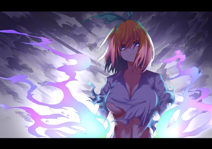 L◇X（おーきす）🍵9/6こみトレさんがTwitterに投稿した中野四葉(五等分の花嫁)のイラスト。