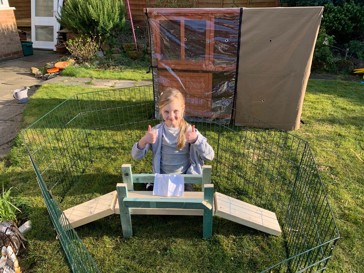 CleveBridgeUK's tweet photo. Amazing work Neve, from the planning to the building, you're clearly an #EngineerOfTheFuture 👷♀ We hope Chester enjoys his new bridge 🐰 #BridgeItOn 3/3 @AlunGriffiths_ https://t.co/LqdVljtQGi