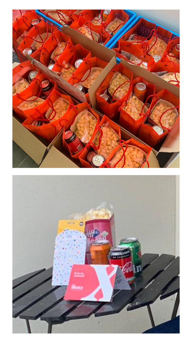 ilionx's tweet photo. Binnen ilionx worden er initiatieven gestart om collega's vanuit de units waar zij werken een extra hart onder de riem te steken ✔ Het management van onze #Cloud unit #Utrecht ging op pad om 𝑜𝓅 𝑔𝑒𝓅𝒶𝓈𝓉𝑒 𝒶𝒻𝓈𝓉𝒶𝓃𝒹 een vrijdagmiddag pakket te bezorgen!🍿#COVID19 https://t.co/DiemTV7h0J