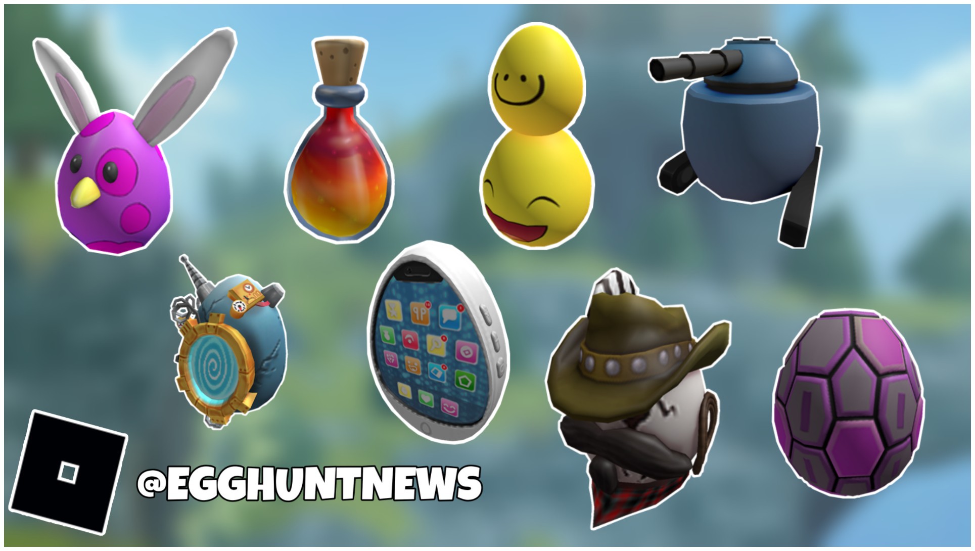 Rbxnews On Twitter Here Are All The Eggs That Got Leaked Over