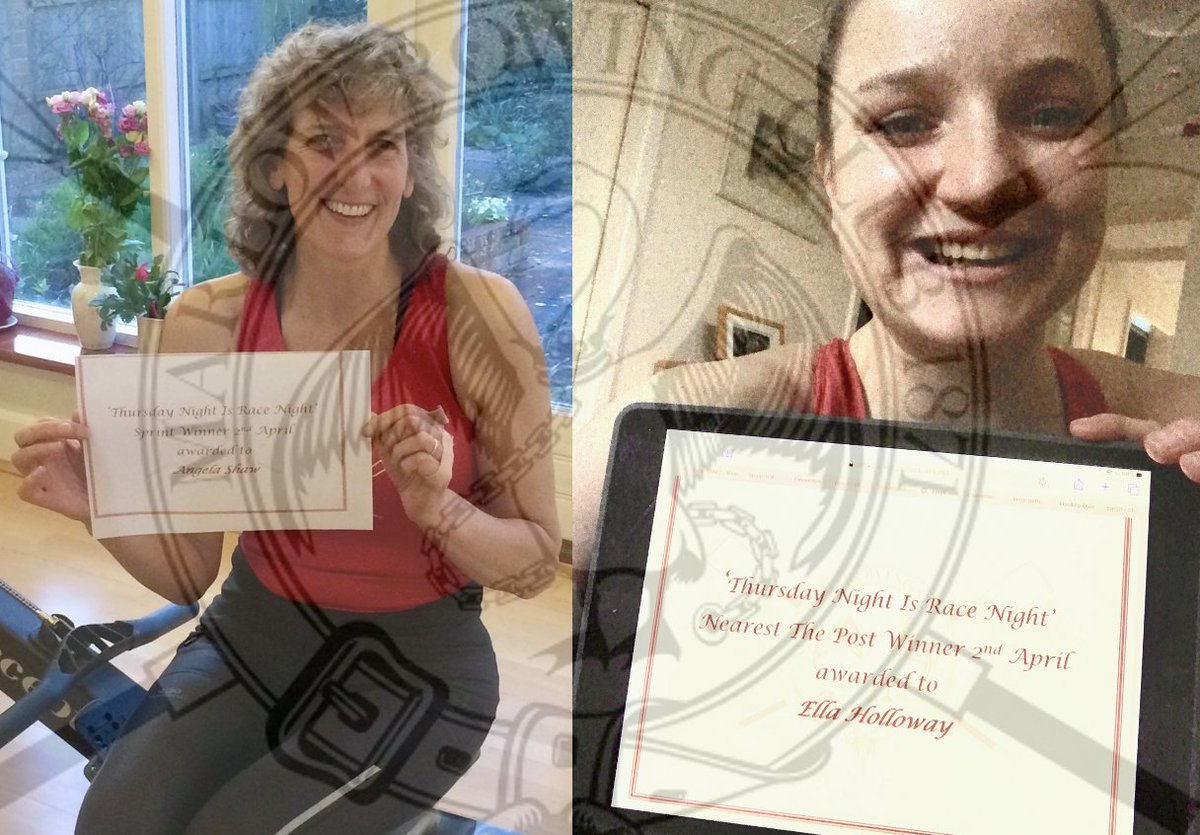 marlow_rowing's tweet image. Another great 'Thursday Night Is Race Night'. Congratulations to our winners, Angela and Ella, the competitors, commentary team and the massive online crowd. #yeahmarlow #cardinalrules #stravaboatclub #StayInWorkOut