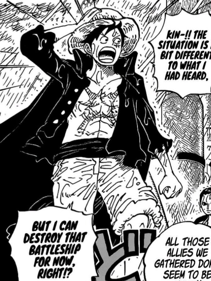 J_Onaka's tweet photo. Fifth Emperor of the Sea and his three Straw Hat Commanders #onepiece976 https://t.co/ZnTXS3BpUR