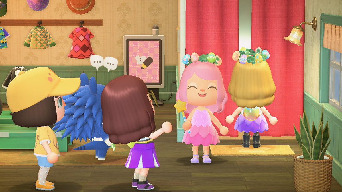 Maeland had a few visitors today, we all bought cute fairy dresses and had  a photo shoot on the pier  #acnh