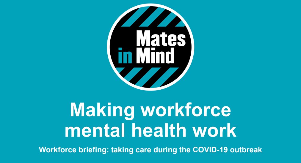 Managing mental health and COVID-19 | <a href="/MatesInMind/">Mates In Mind</a>  zcu.io/DPcU