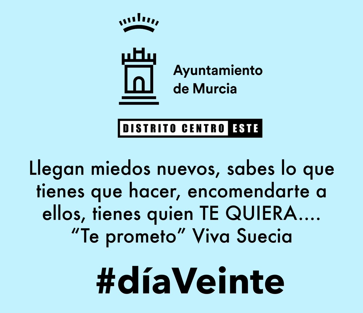 juntacentroEste's tweet photo. #díaVeinte #ySumando #yQuedaMenos #soisLosMejores #quédateEnCasa https://t.co/G6KFQUEfIr