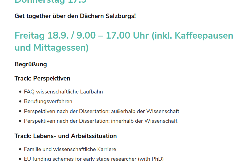 Wir arbeiten ganz fleißig am Programm der #KMWT20! Schaut mal, was wir planen. Hast du dich schon angemeldet? Vergiss es nicht: kmwt20.sbg.ac.at. #gesundbleiben