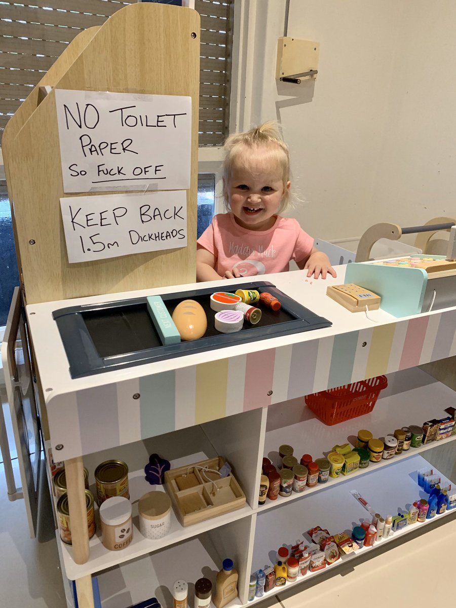 Supermarket is open for trading. 

Please abide by social distancing rules and treat staff members with respect. #COVID19Aus <a href="/woolworths/">Woolworths</a>