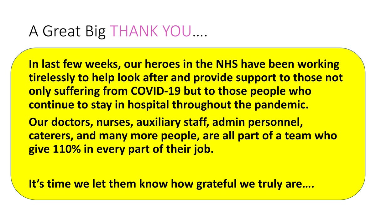 2/3We have included instructions on this thread but you can also find them on the English section of the school website. Your letter does not need to be long but it does need to be sincere and heartfelt; we owe a great deal to NHS staff and we want to show our appreciation.