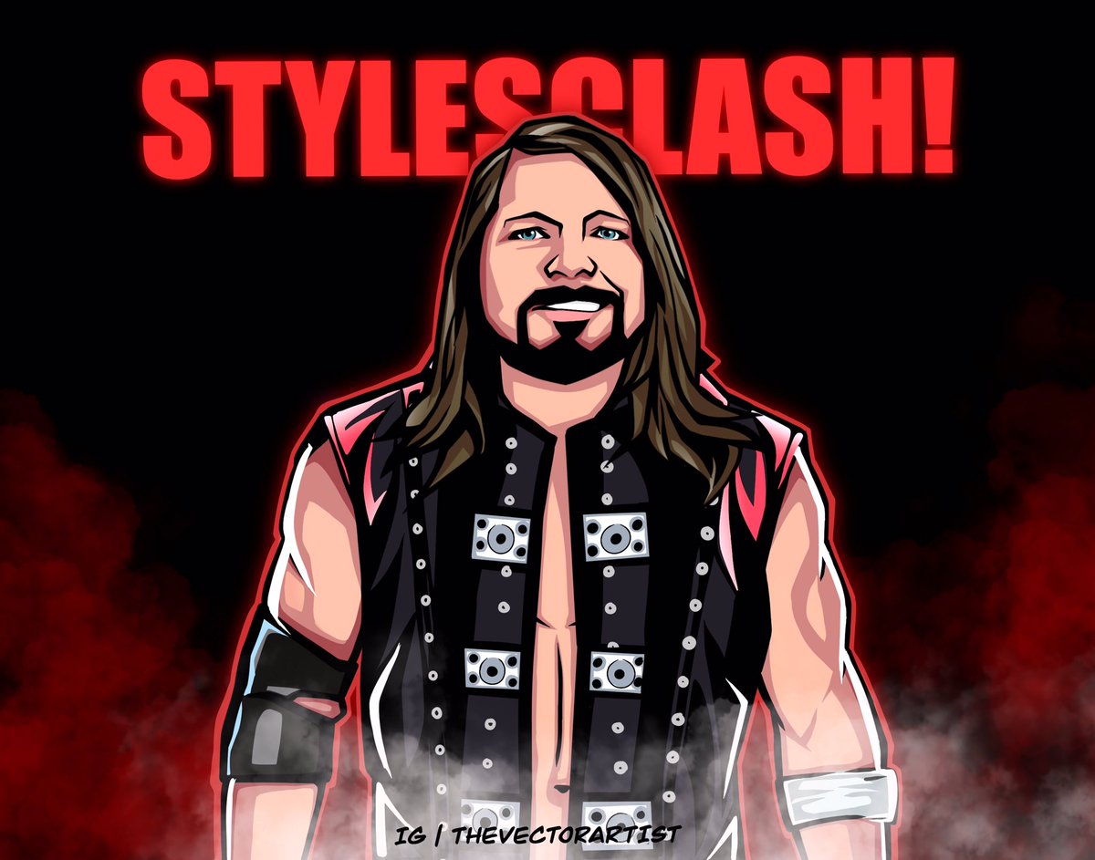 Well here’s the image from the video at the beginning of this thread. Modified it to also go with  @AJStylesOrg’s Mixer Stream.  #fanart  #ajstyles  #wwe