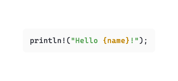 matthiasendler's tweet photo. Oh, I had no idea that this Rust RFC was accepted.
Python's f-strings in Rust. So excited! 🥰
https://t.co/s5x8mDVQam https://t.co/cox7EFUCPZ